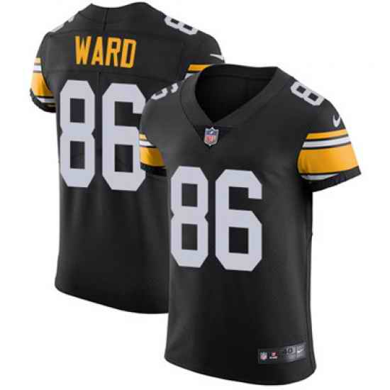 Nike Steelers #86 Hines Ward Black Alternate Mens Stitched NFL Vapor Untouchable Elite Jersey